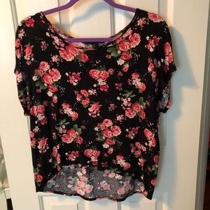 Flower print blouse